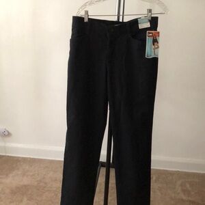 NWT Lee Relaxed Fit At The Waist Blue Jeans Womens Sz 10 Long Denim Straight Leg